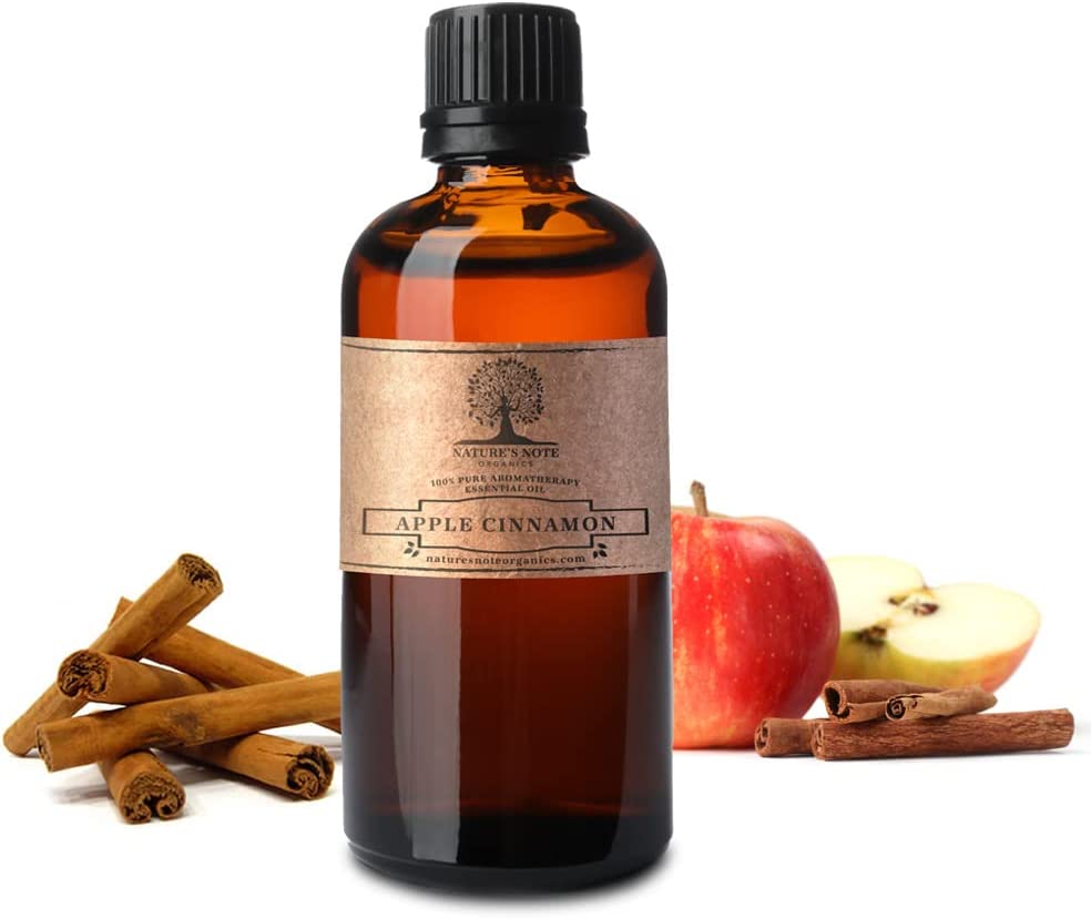 Apple Cinnamon Essential Oil - 100% Pure Aromatherapy Grade Essential Oil by Nature's Note Organics 8 oz.