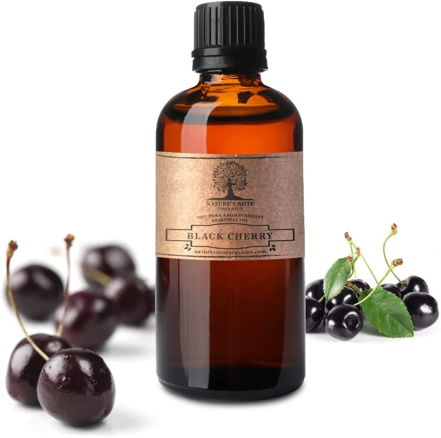 Black Cherry Essential Oil - 100% Pure Aromatherapy Grade Essential Oil by Nature's Note Organics 4 oz.