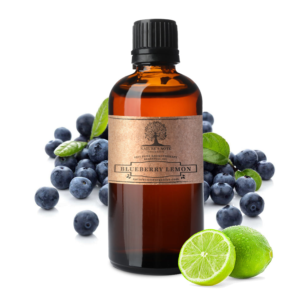 Blueberry Lemon Verbena Essential Oil - 100% Pure Aromatherapy Grade Essential Oil by Nature's Note Organics 4 oz.