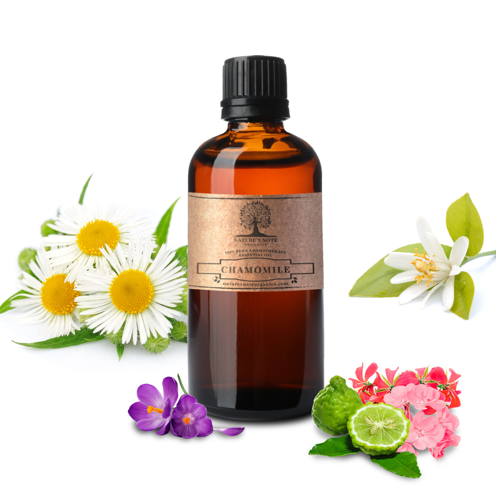 Chamomile Essential Oil - 100% Pure Aromatherapy Grade Essential Oil by Nature's Note Organics 4 oz.