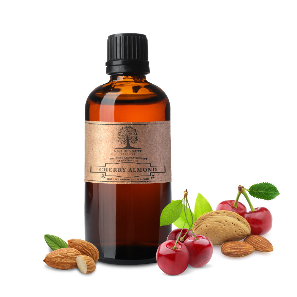 Cherry Almond Essential oil - 100% Pure Aromatherapy Grade Essential oil by Nature's Note Organics
