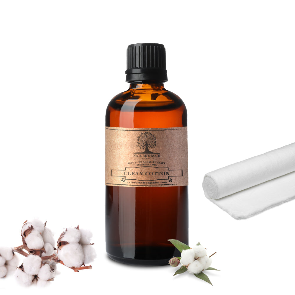 Clean Cotton Essential Oil - 100% Pure Aromatherapy Grade Essential Oil by Nature's Note Organics 1 oz.