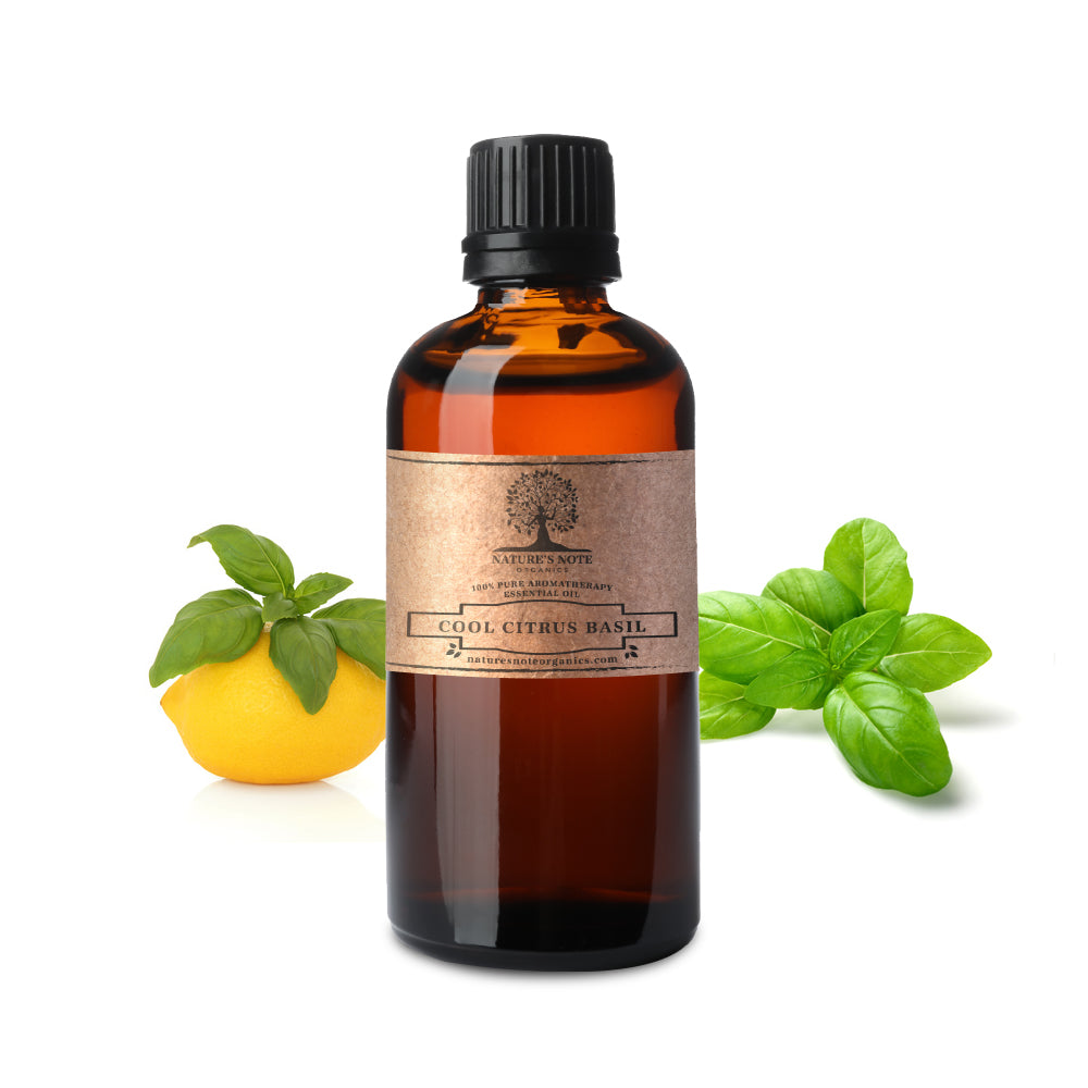 Cool Citrus Basil Essential oil - 100% Pure Aromatherapy Grade Essential oil by Nature's Note Organics