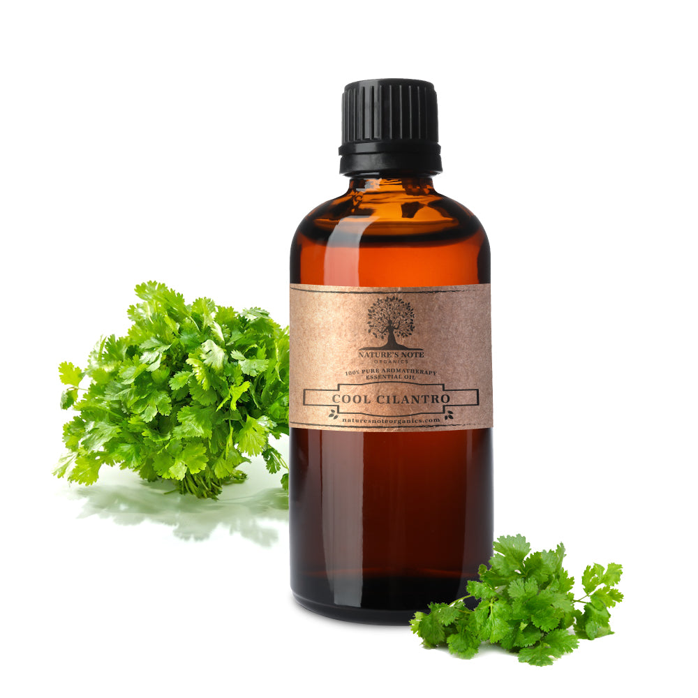 Cool Cilantro Essential Oil – 100% pure aromatherapy-grade oil by Nature’s Note Organics.
