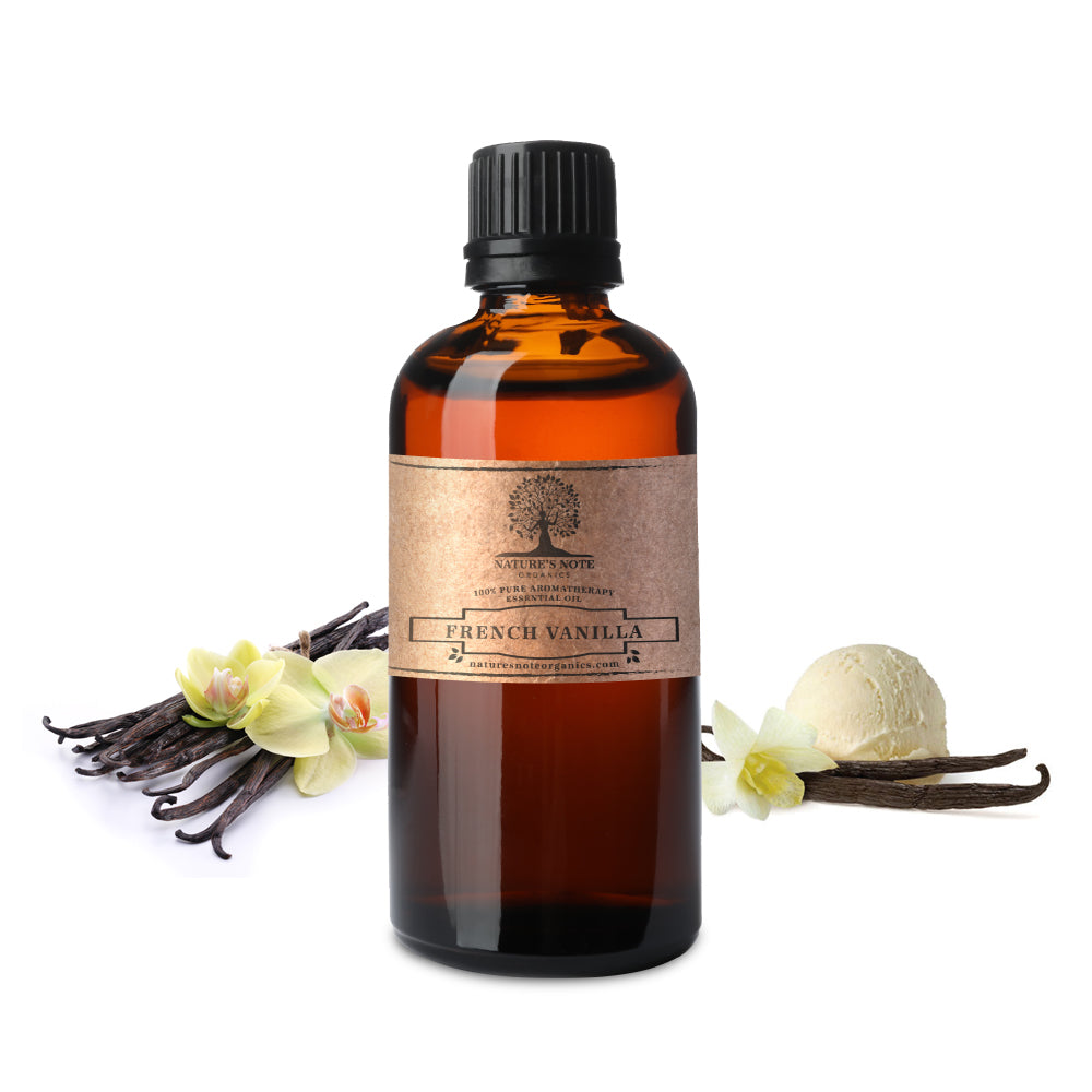 French Vanilla - 100% Pure Aromatherapy Grade Essential Oil by Nature's Note Organics 4 oz.