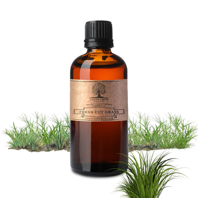 Nature’s Note Organics Fresh Cut Grass Essential Oil – earthy, clean essential oil for diffuser and home freshness.