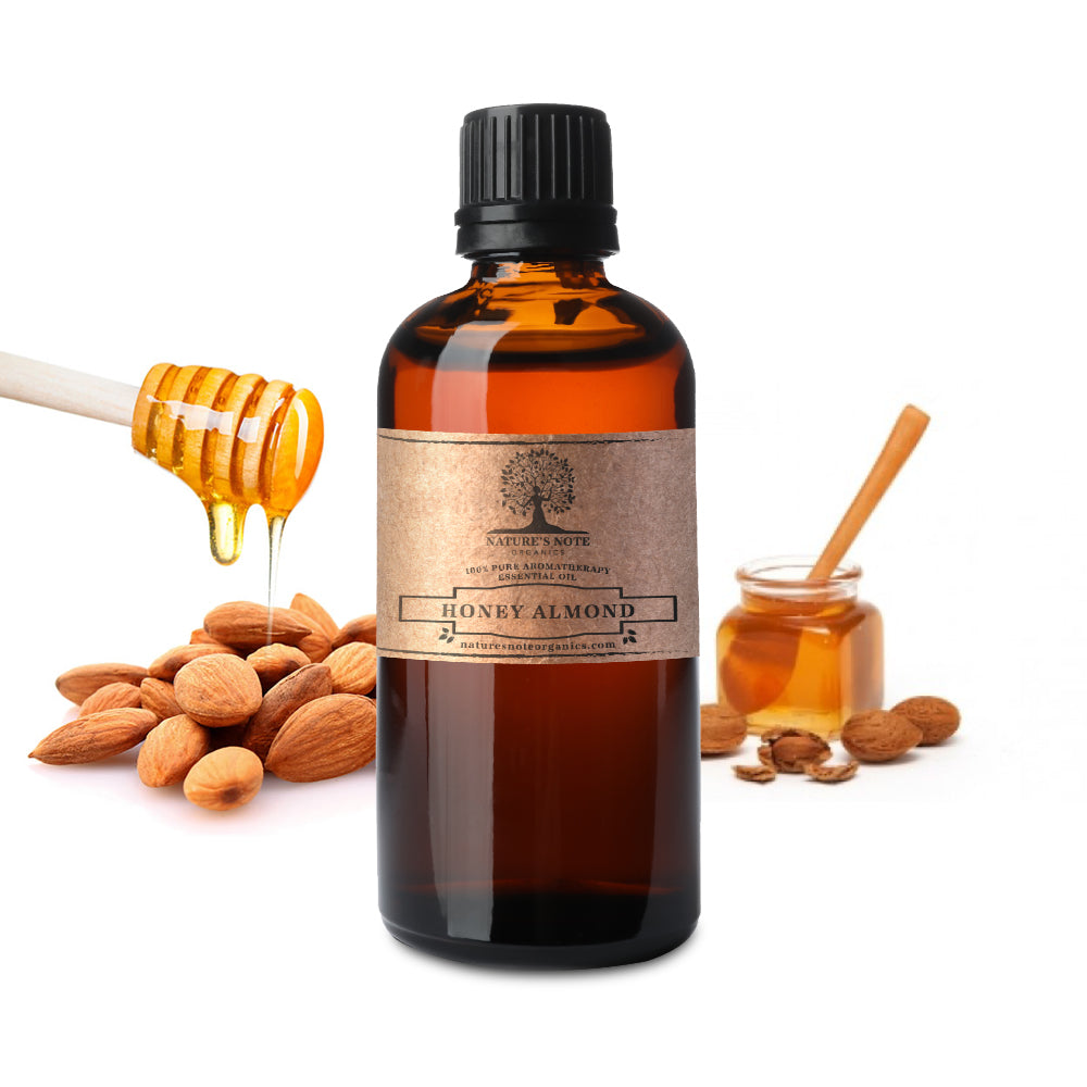 Nature’s Note Honey Almond Essential Oil – 100% pure aromatherapy grade oil with soft honey and almond aroma.