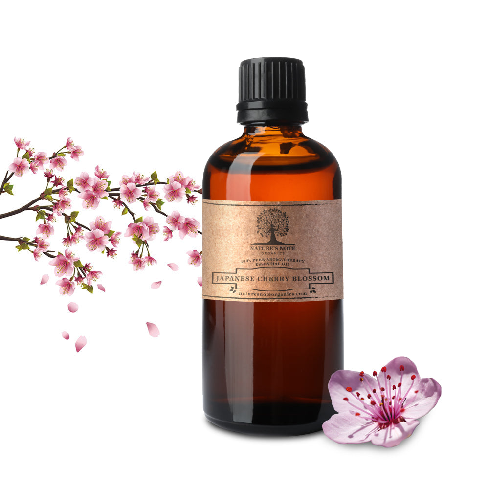 uh*Roh*Muh Japanese Cherry Blossom Fragrance Oil 15 ml with Euro Dropper  for Diffuser, Skin, Hair & Aromatherapy - Made in USA Cherry Fragrance Oil  