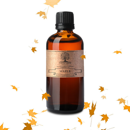 Maple Essential Oil – organic, soothing, and aromatic pure essential oil by Nature’s Note Organics.
