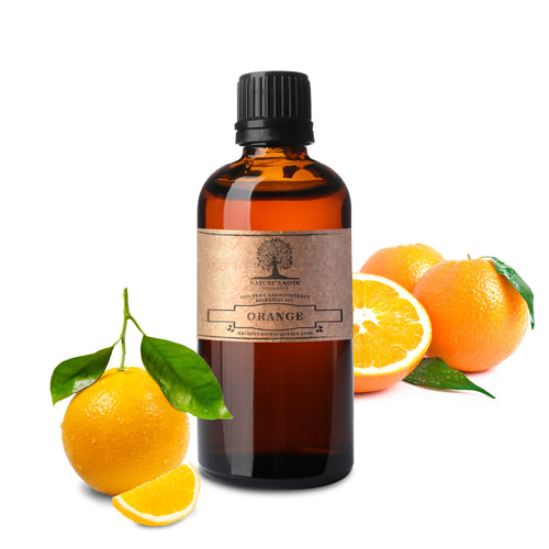 Orange Essential Oil by Nature’s Note Organics – 100% pure aromatherapy grade citrus oil for energy and positivity.
