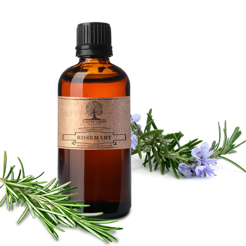 Rosemary Essential oil - 100% Pure Aromatherapy Grade Essential oil by Nature's Note Organics