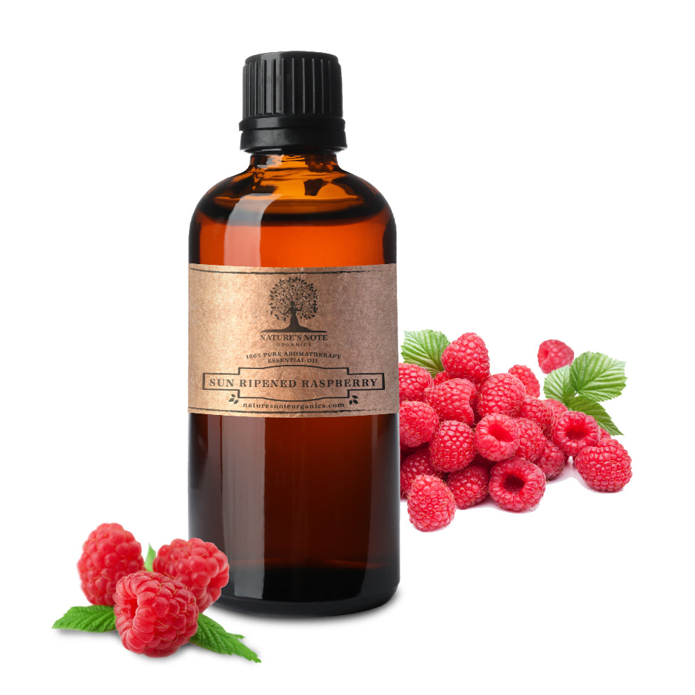 Sun Ripened Raspberry Essential Oil - 100% Pure Aromatherapy Grade Essential Oil by Nature's Note Organics 8 oz.